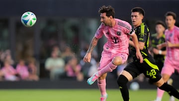 Un doblete por parte del astro argentino comand¨® la victoria ante Columbus Crew en el que represent¨® el ¨²ltimo juego para Inter Miami antes del Mundial de Clubes.
