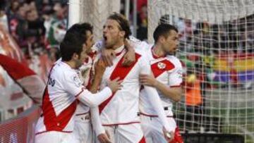 <b>EN FORMA. </b>El rayista Michu está haciendo méritos en la Liga.