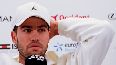 Alcaraz deja el Godó sin precisar su vuelta: “No voy a poder seguir”