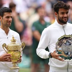 Berrettini: "Djokovic era el único que podía ganarme en Wimbledon"