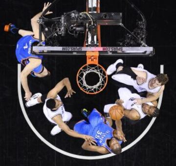 La pelea en las zonas, un problema para los de Oklahoma en ausencia de Kevin Durant.