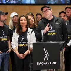 When does the strike start in Hollywood and what filming and series does it affect?