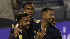 Cardona, Villa y Tevez hacen ilusionar a Boca