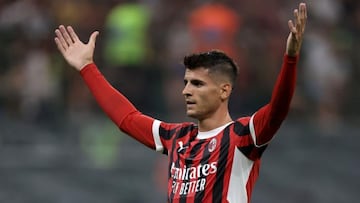 Morata: “Fui a ver el derbi de Milán como tifoso”