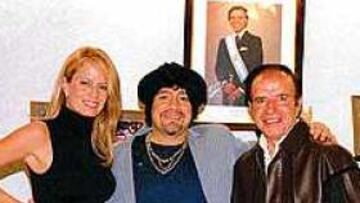 OBSESIVO. Diego fue a la cena con Ménem y su esposa con un turbante. En Cuba se disfrazó de Bin Laden.