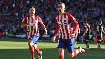 Griezmann sali&oacute; y marc&oacute;.