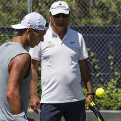 Toni Nadal: "Rafa llega bien, tiene buenas sensaciones "