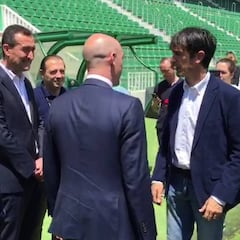 Rubiales, en Elche: "Tráeme a Nino para darle un abrazo"