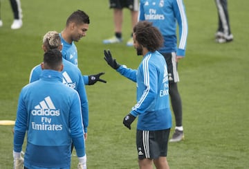 Casemiro y Marcelo