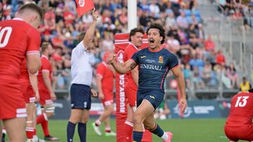 Tani Bay, jugador de la selección española de rugby.