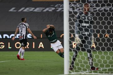Breno Lopes marc¨® el gol de la victoria del Palmeiras. 1-0.