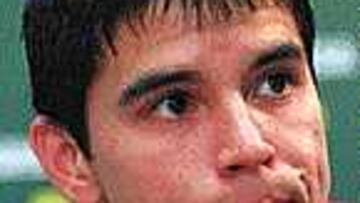 <B>EN EL CAMP NOU</B>. Saviola sólo ha marcado goles en Barcelona.