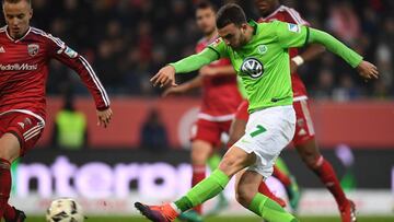 INGOLSTADT, GERMANY - NOVEMBER 26: Borja Mayoral of Wolfsburg in action during the Bundesliga match between FC Ingolstadt 04 and VfL Wolfsburg at Audi Sportpark on November 26, 2016 in Ingolstadt, Germany.  (Photo by Deniz Calagan/Bongarts/Getty Images)