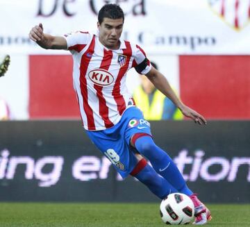 Reyes con el Atlético.