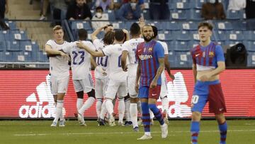 El último Clásico significó el triunfo 100 del Madrid sobre el Barcelona en partidos oficiales.