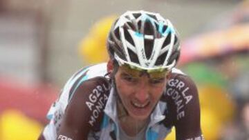 GERARDMER LA MAUSELAINE, FRANCE - JULY 12:  Romain Bardet of France and AG2R La Mondiale crosses the finish line during the eighth stage of the 2014 Tour de France, a 161km stage between Tomblaine and Gerardmer La Mauselaine, on July 12, 2014 in Gerardmer La Mauselaine, France.  (Photo by Bryn Lennon/Getty Images)