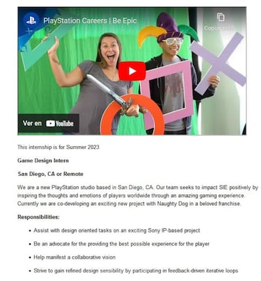 El nuevo estudio de Sony que colabora con Naughty Dog trabaja "en una saga muy querida"