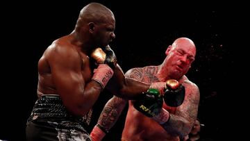Dillian Whyte gana por KO en el 6º asalto a Lucas Browne en Londres por el WBC Silver del peso pesado.