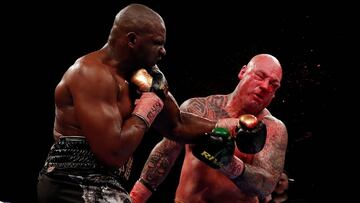 Dillian Whyte gana por KO en el 6&ordm; asalto a Lucas Browne en Londres por el WBC Silver del peso pesado.