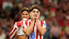 Why isn’t Julián Alvarez playing for Atlético Madrid against Liverpool today in the Champions League?
