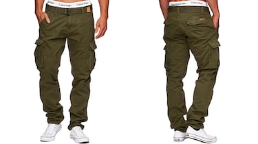 El pantalón cargo para hombre con bolsillos laterales que está de moda
