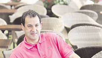 <b>DA PISTAS. </b>Fernando Lamikiz asegura que se conocerá pronto un fichaje.