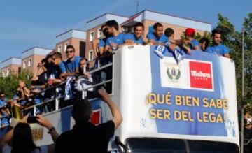 La fiesta del Leganés de Primera continúa