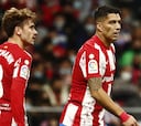 Griezmann y Suárez en el ataque y Vrsaljko como tercer central