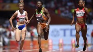 Isidora Jim&eacute;nez no pas&oacute; a semifinales en los 200 metros.