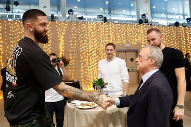 Así fue la comida de Navidad del Real Madrid