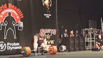 Eddie Hall levantando 500 kilos