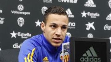 Rodrigo, en rueda de prensa.