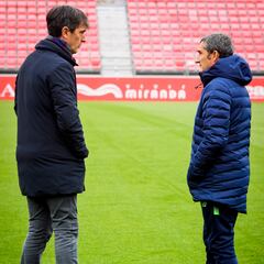 Valverde: “No tenemos pensado ni sacar jugadores ni que entren”