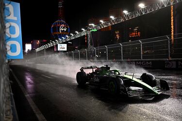 Nico Hulkenberg durante el Gran Premio de Las Vegas de la Fórmula 1.