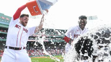 El dominicano Franchy Cordero pegó un cuadrangular de cuatro carreras en la parte baja de la décima para que los Red Sox vencieran a los Mariners.