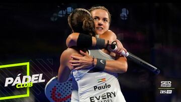 Ari Sánchez y Paula Josemaría en la final del Madrid Master de World Padel Tour.