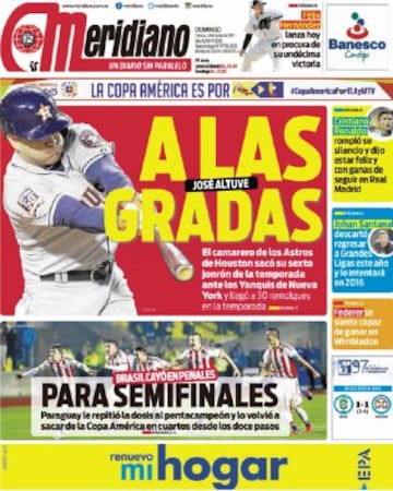 Portadas de la prensa deportiva