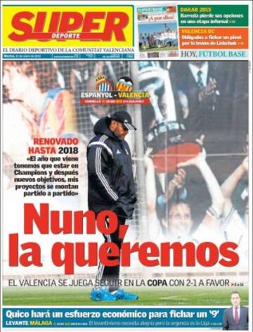 Portadas de la prensa deportiva