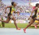 Fraser-Pryce da a Jamaica el 4x100 y gana su tercer oro