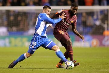 Samuel Umtiti y Borja Valle 