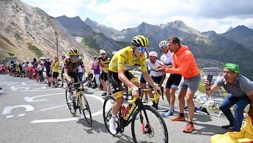 13/07/22 TOUR DE FRANCIA 2022 ETAPA 11 ALBERTVILLE - COL DU GRANON SERRE CHEVALIER COL DU GALIBIER VINGEGAARD TADEJ POGACAR CICLISMO