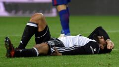 Garay sufre "microrrotura": entre tres semanas y un mes fuera