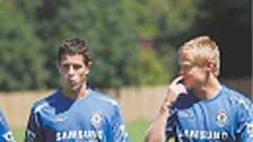 Del Horno junto a Duff, ayer.