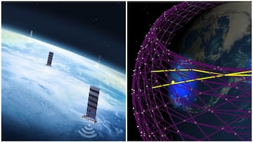 Conexi車n Starlink sat谷lite