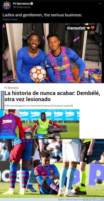 Xavi, el Barça... Los memes más divertidos de la jornada