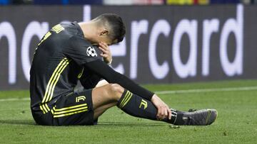 Cristiano Ronaldo, en el Atl&eacute;tico-Juventus.