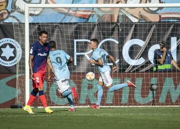 No falló el delantero de Moaña, engañó a Oblak y empató el partido para el Celta.