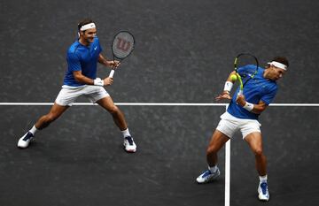 Federer y Nadal ganaron a Querrey y Sock.