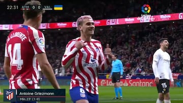 La IA le daba un 9,8% pero cuando estás tocado da todo igual: vean el gol de Griezmann...