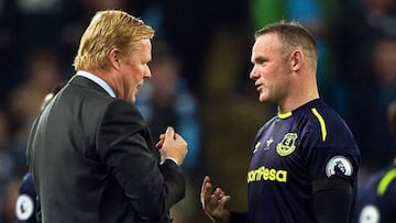 Reunión Koeman-Rooney: el delantero, en la cuerda floja